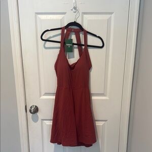 HALARA Red Halter Sundress (brand new)